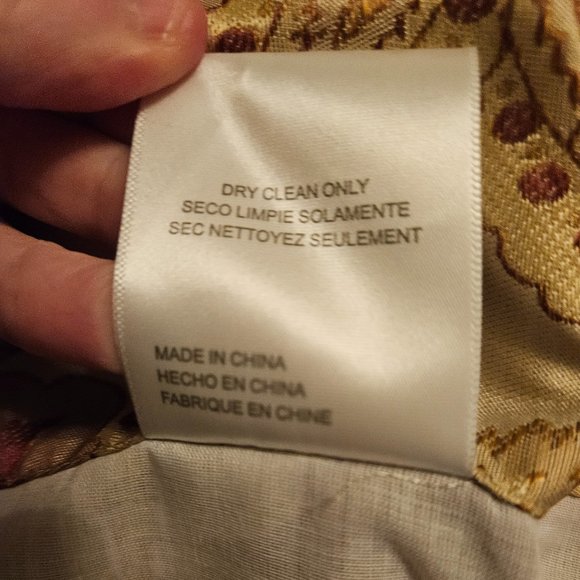 RARE CROSCILL OLIMPIA FLORAL FLOWER 110"x17" PRIMA VALANCE WINDOW TREATMENT - Picture 14 of 14